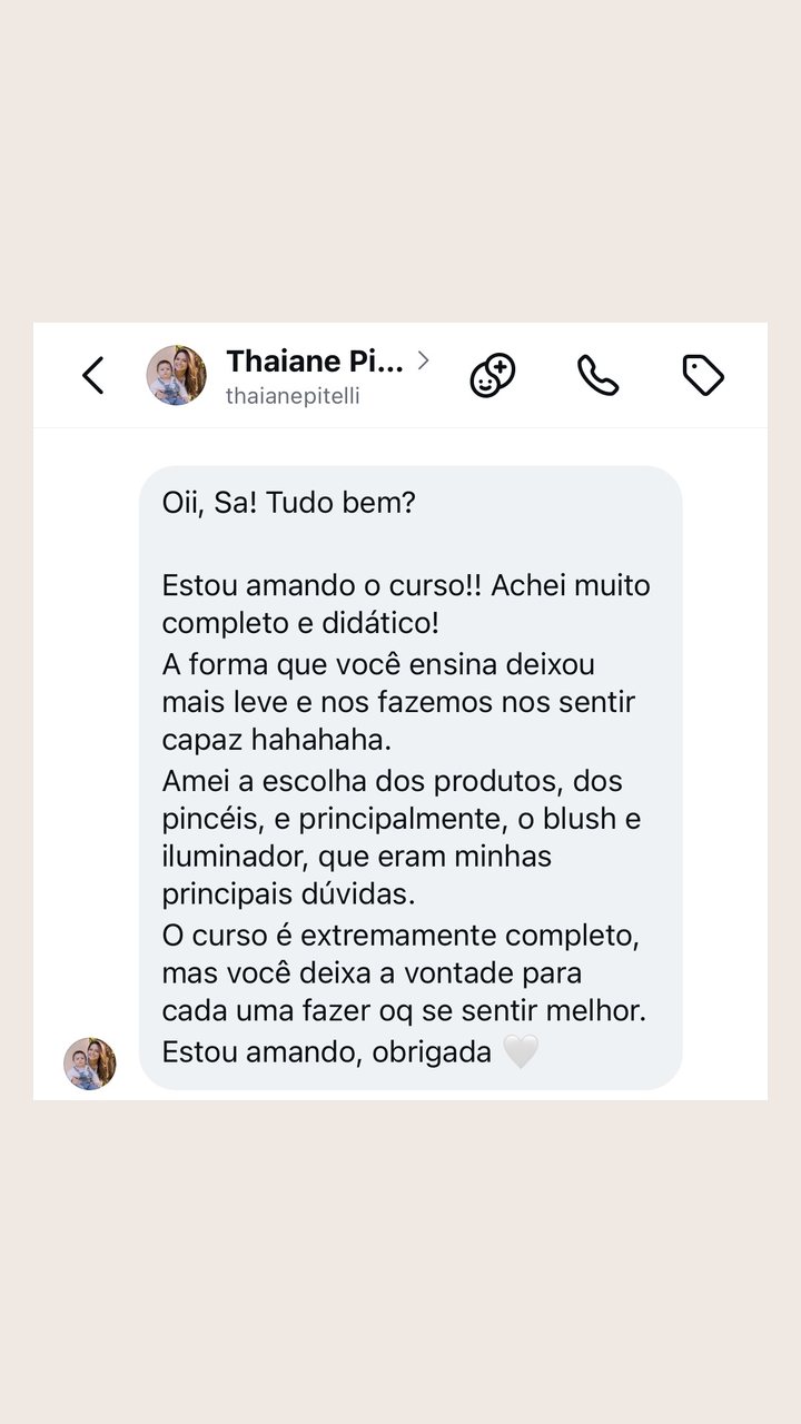 Depoimento Thaiane P Garcia